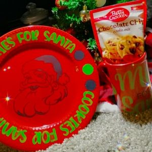 Santa Plate and Mug